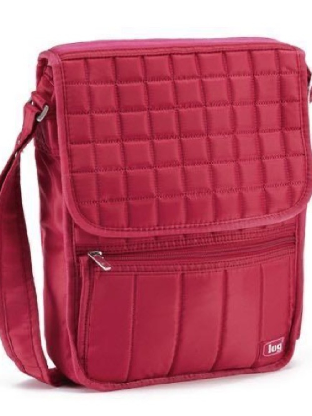 lug Hot Pink Quilted Crossbody Bag - Picture 7 of 9